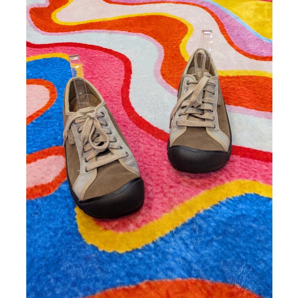 Keen Women's Brown Leather Lace Up Shoes Size 10.5
